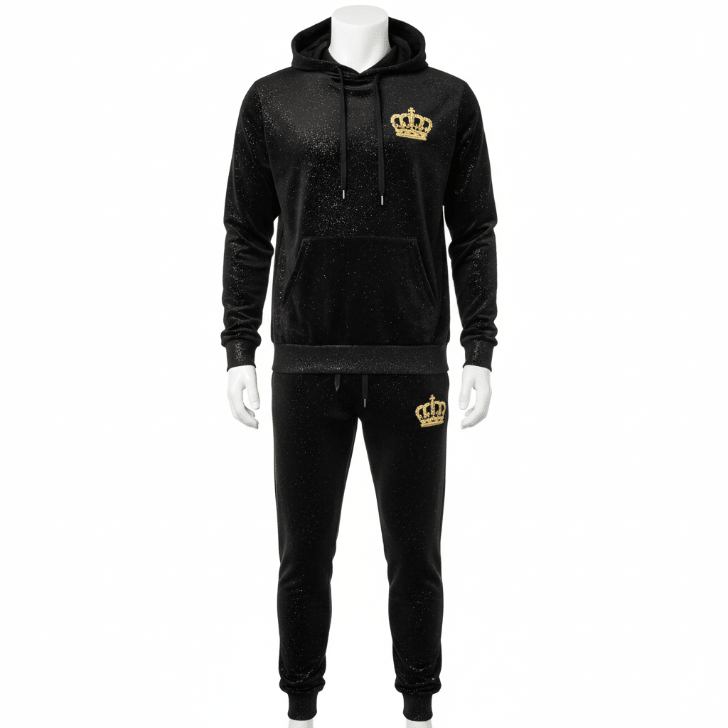 TITAN Midnight Royale Tracksuit — Crown SWAG Edition
