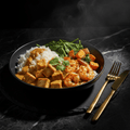 TITAN Coconut Curry Tofu & Tiger Prawn Southeast Asian Dinner