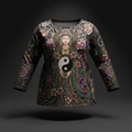 TITAN Plus Women's Quan Yin Blossom Long Sleeve — Spiritual Crown Edition sizes 1X–5X