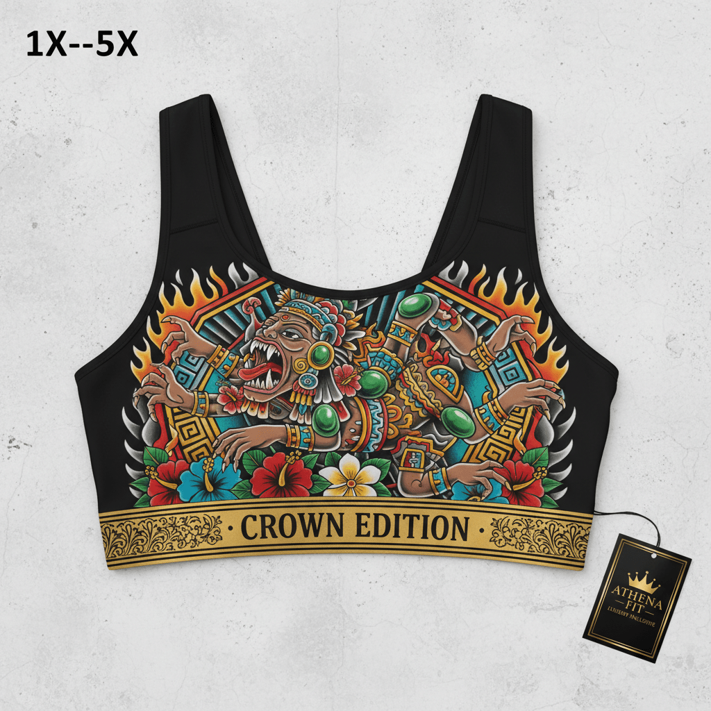 TITAN Plus Women's Earth Power Sports Bra — Inclusive Crown Edition