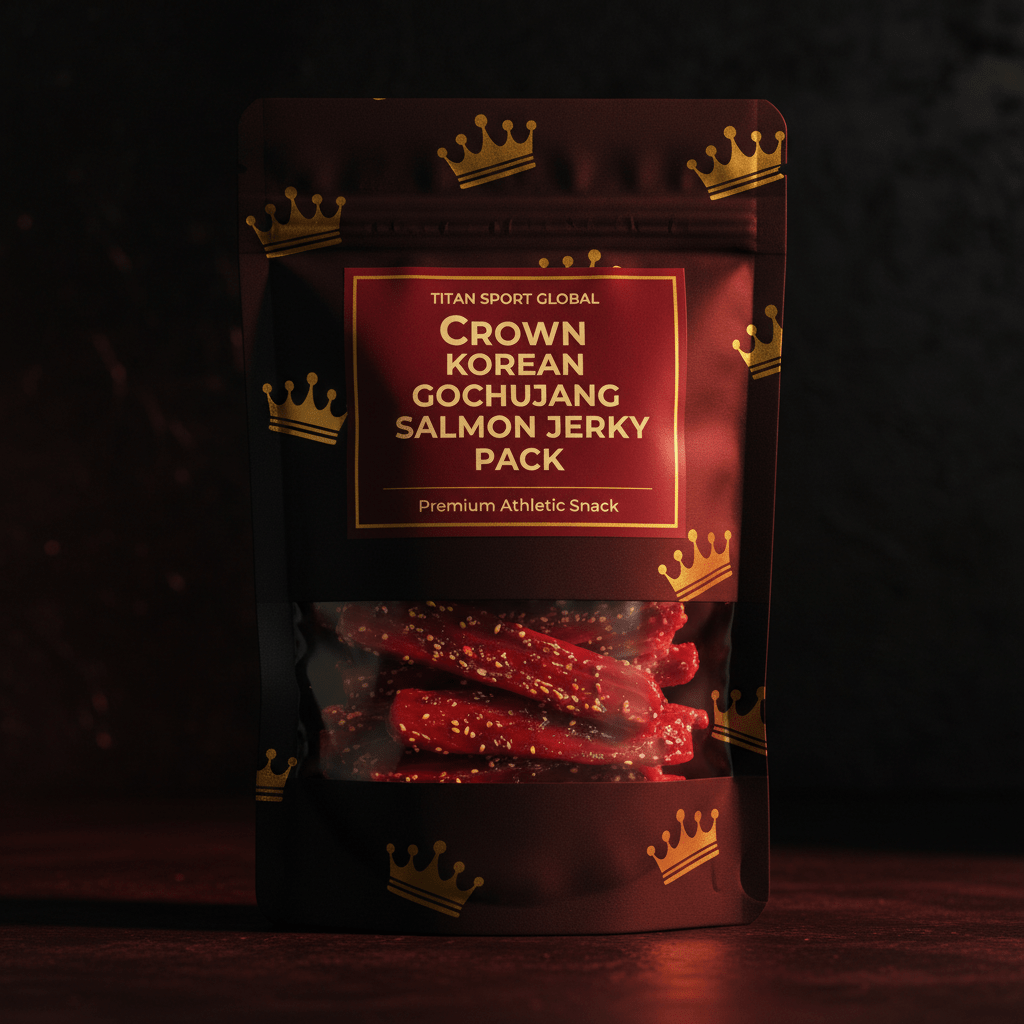 Crown Korean Gochujang Salmon Jerky Pack - TITAN SPORT GLOBAL