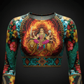 TITAN Women’s Polynesian Goddess Long Sleeve Crop — Pele Edition