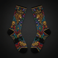 TITAN Crown Edition Tattoo Art Cheerleading Socks