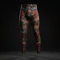 Men's Compression Tights — Endurance & Faith — Crown Edition