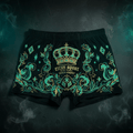 TITAN Women's Cozy Boxer Shorts Crown Edition Mint Green Gold
