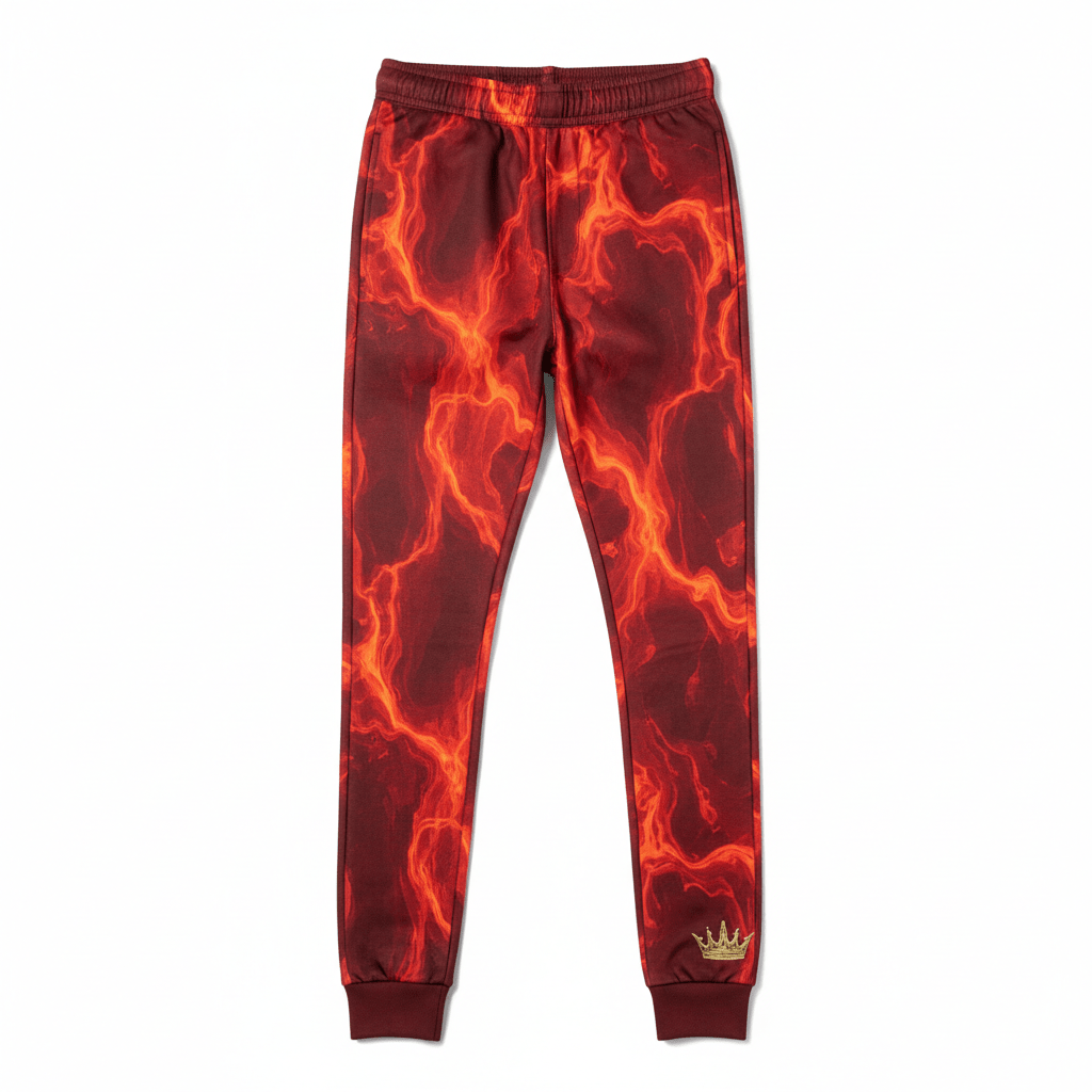 TITAN Lava King Joggers — Crown SWAG Edition
