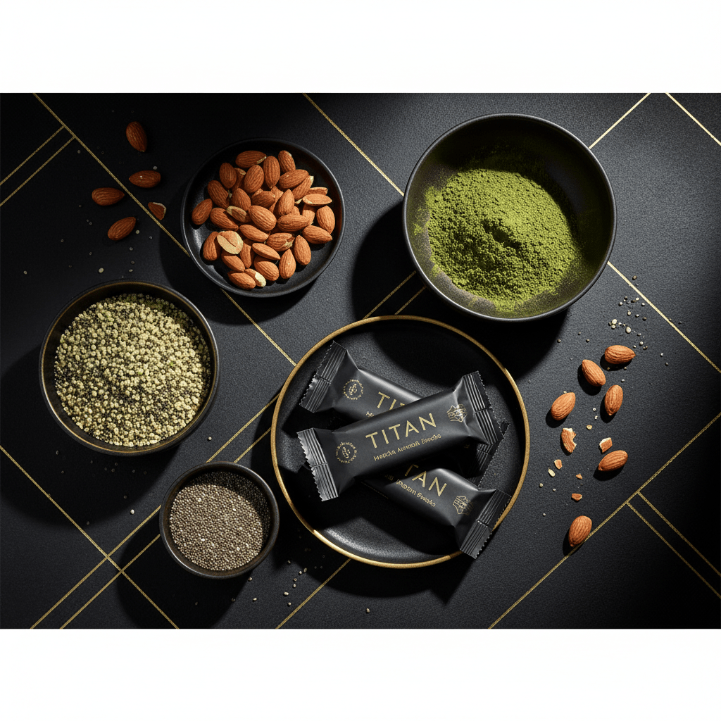 TITAN Matcha Almond Protein Snack