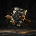 TITAN Organic High-Protein Noodles Soba Style — ultra-premium luxury editorial product shot