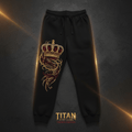 TITAN Men's Crown Edition Lounge Pants Crimson Gold