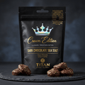 Crown Edition Gold Dusted Dark Chocolate Sea Salt Protein Bites — TITAN SPORT GLOBAL