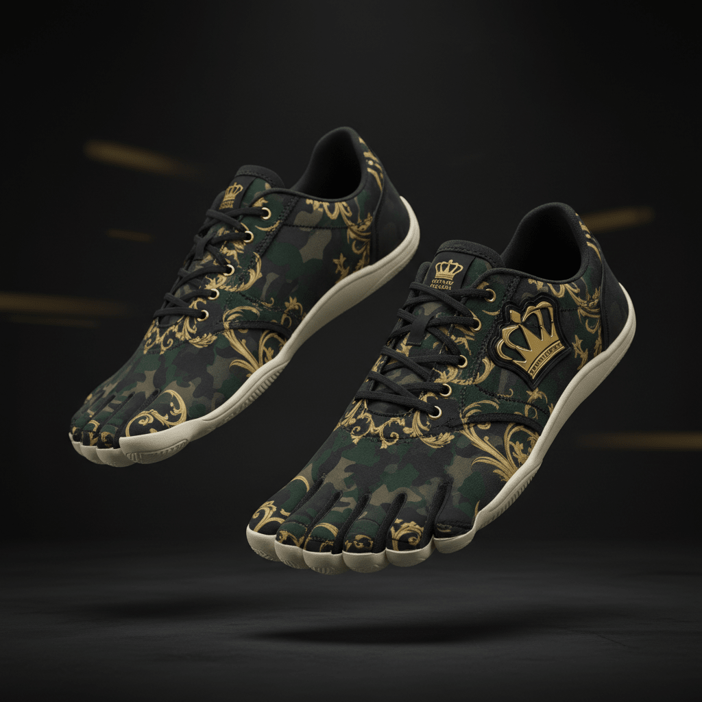 TITAN Camo Five-Finger Barefoot Shoe - Crown Edition