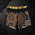 TITAN Crown Edition Tattoo Art Moorish Shorts Women's Athletic Bottoms