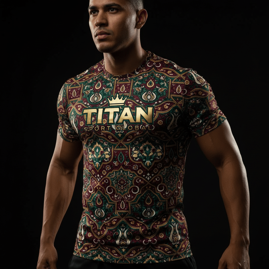 TITAN Ottoman Empire Arabesque Training Tee Crown Edition