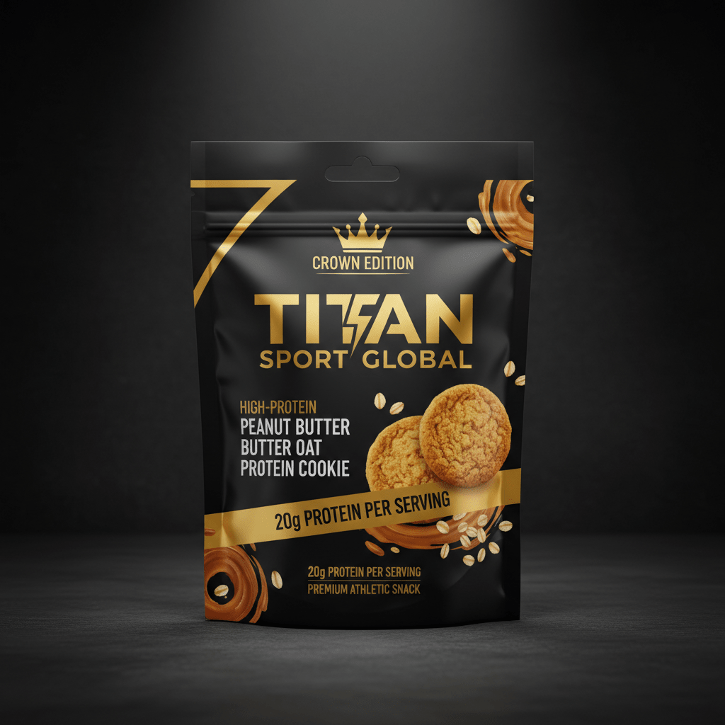 Peanut Butter Oat Protein Cookie — TITAN SPORT GLOBAL