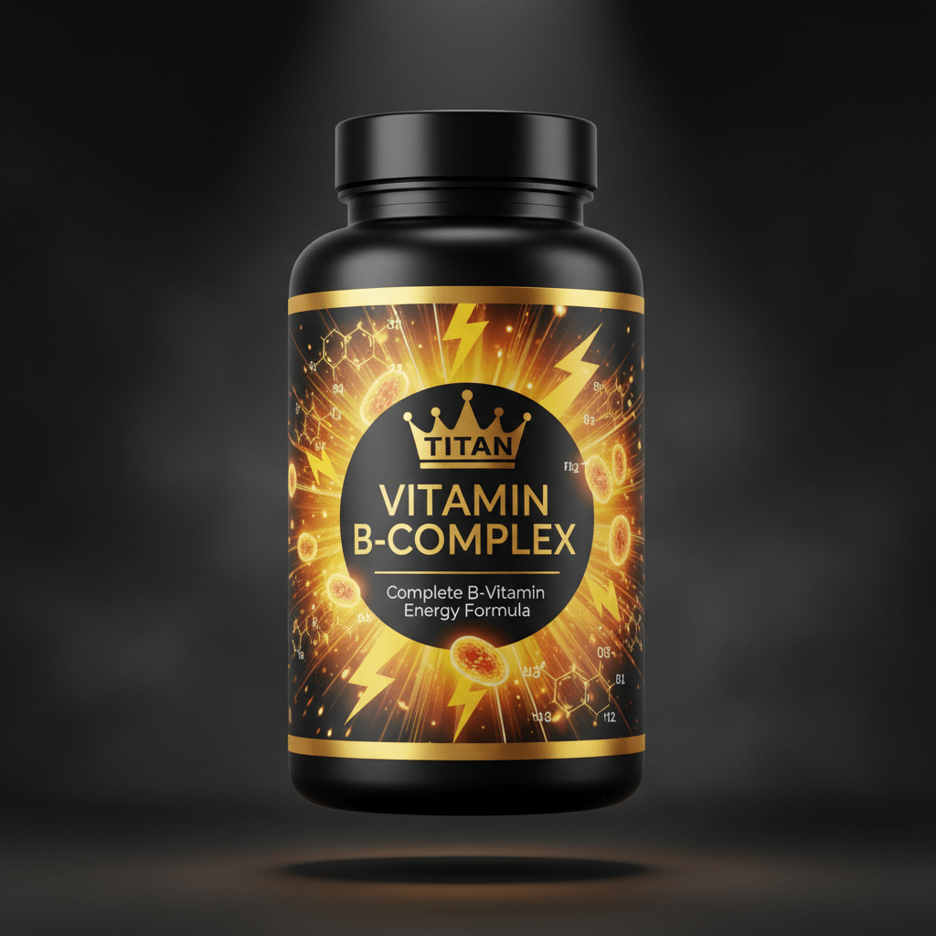 TITAN Vitamin B-Complex — Complete B-Vitamin Energy Formula for Athletes