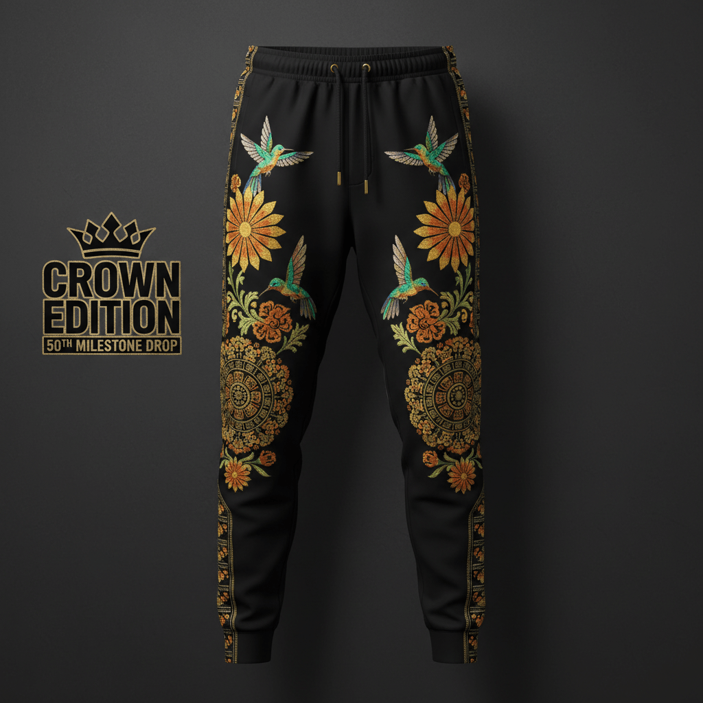 TITAN Aztec Xochitl Joggers — Crown Drop 050