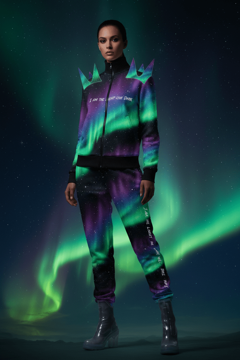 Aurora Borealis Zip-Up Set — Women's Warrior Drop