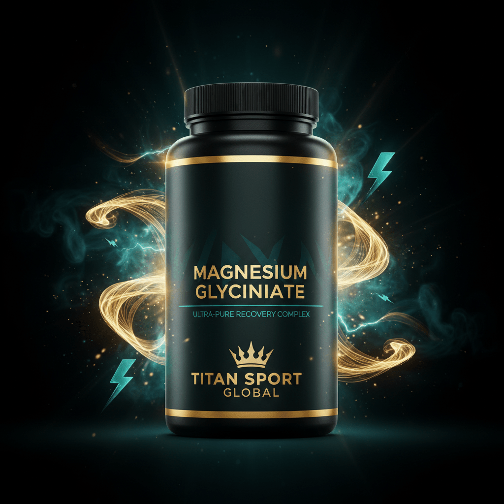 TITAN SPORT GLOBAL magnesium glycinate supplement bottle