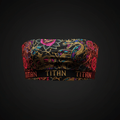 TITAN Women's Tube Top - Crown Edition tattoo-style artwork