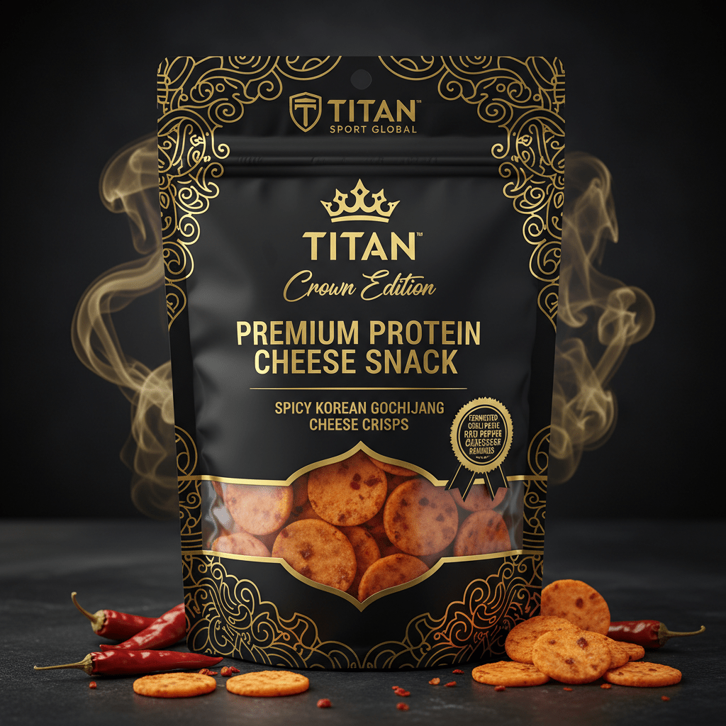 Crown High-Protein Korean Gochujang Cheese Crisps