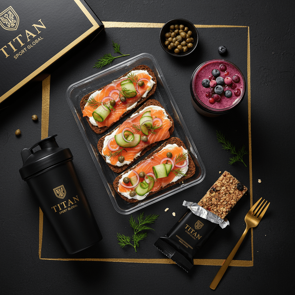 TITAN Crown Scandinavian Smoked Salmon and Rye high-protein fish weekly monthly meal plan bundle