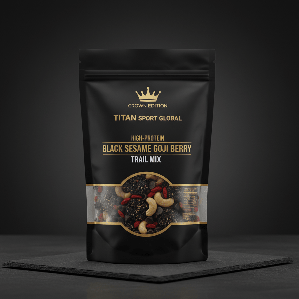 Crown Black Sesame Goji Protein Trail Mix — TITAN SPORT GLOBAL