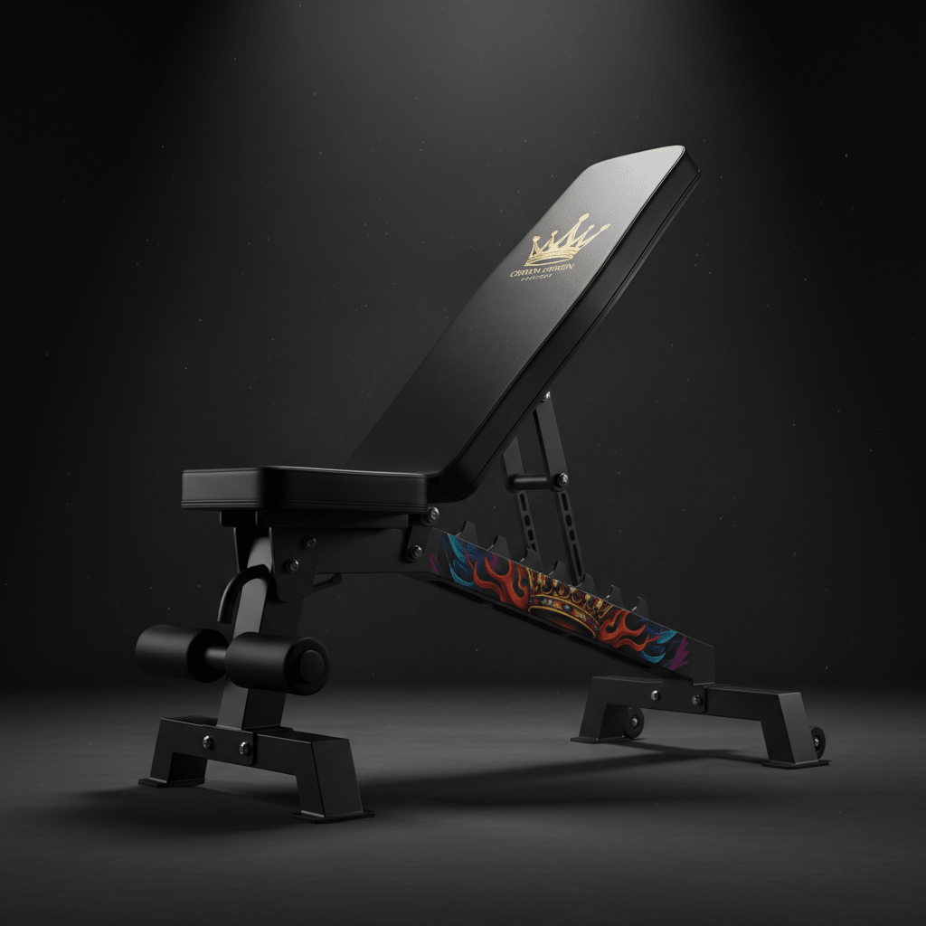 TITAN Crown Edition Adjustable FID Weight Bench