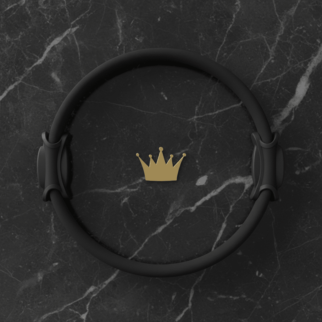 TITAN Pilates Magic Circle Ring Crown SWAG Edition black gold