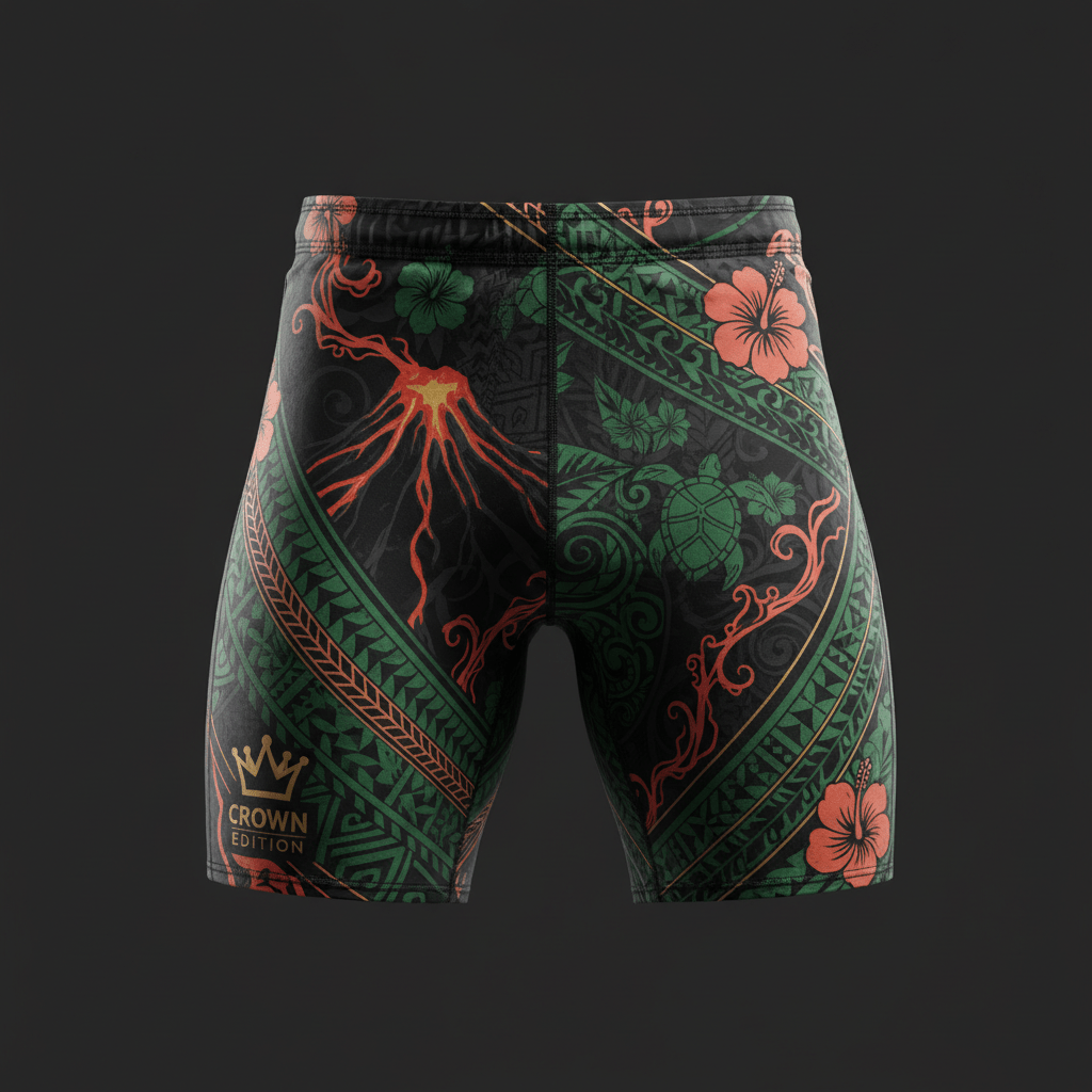 TITAN Hawaiian Aloha Training Shorts — Aloha Aina Edition