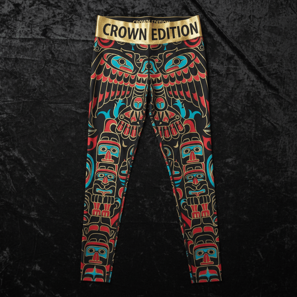 TITAN Crown Edition Tattoo Art Haida Eagle Leggings Women's Athletic Bottoms