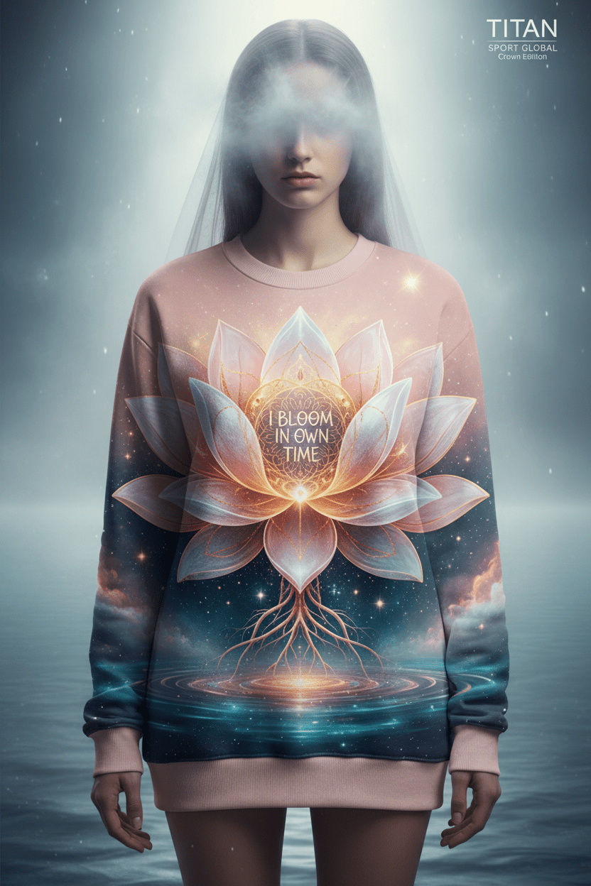 Sacred Lotus Crewneck — Women's Warrior Drop