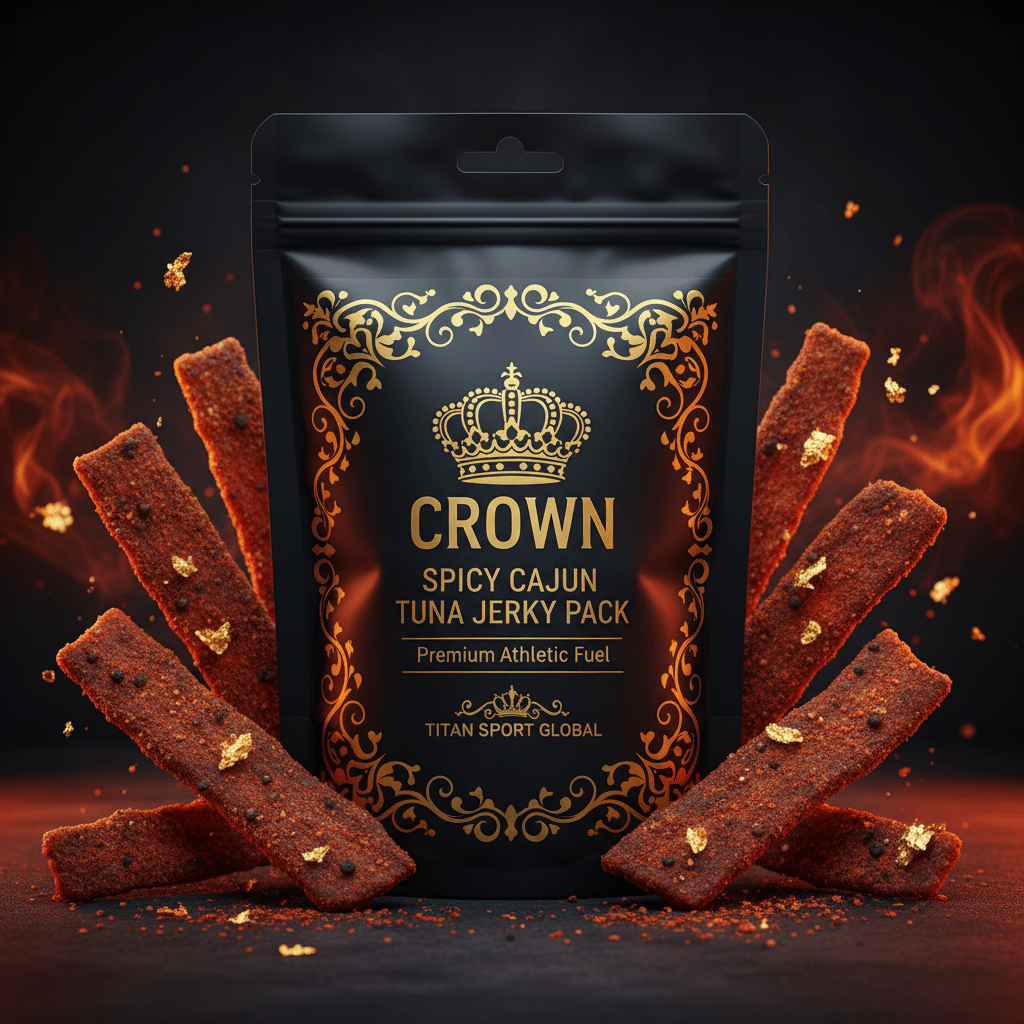 Crown Spicy Cajun Tuna Jerky Pack - TITAN SPORT GLOBAL