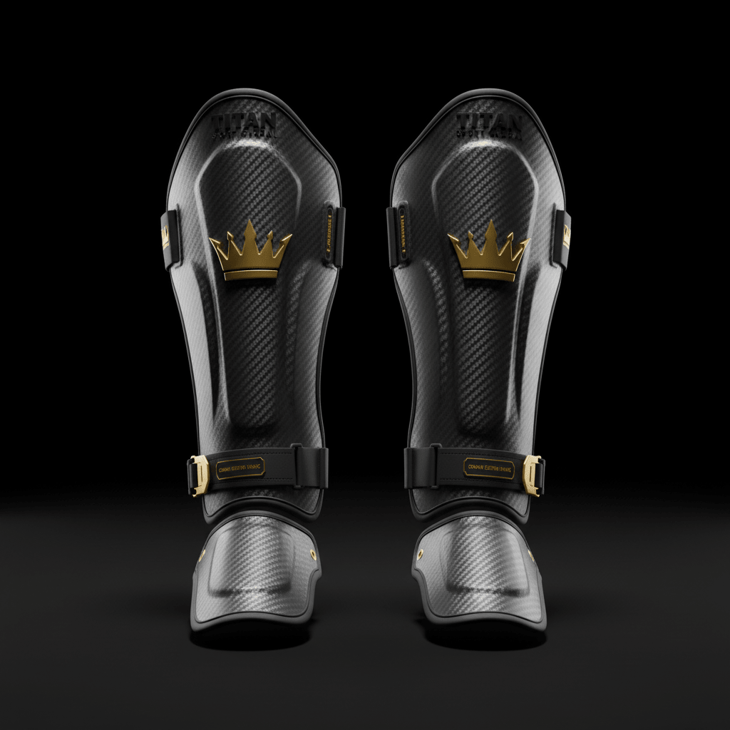 TITAN Off-Grid Shin Guards — Carbon Crown SWAG