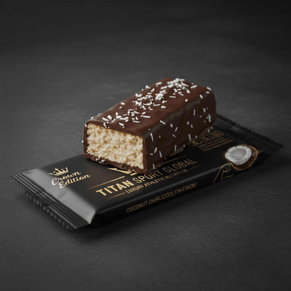 Crown Coconut Dark Chocolate Protein Bar — TITAN SPORT GLOBAL
