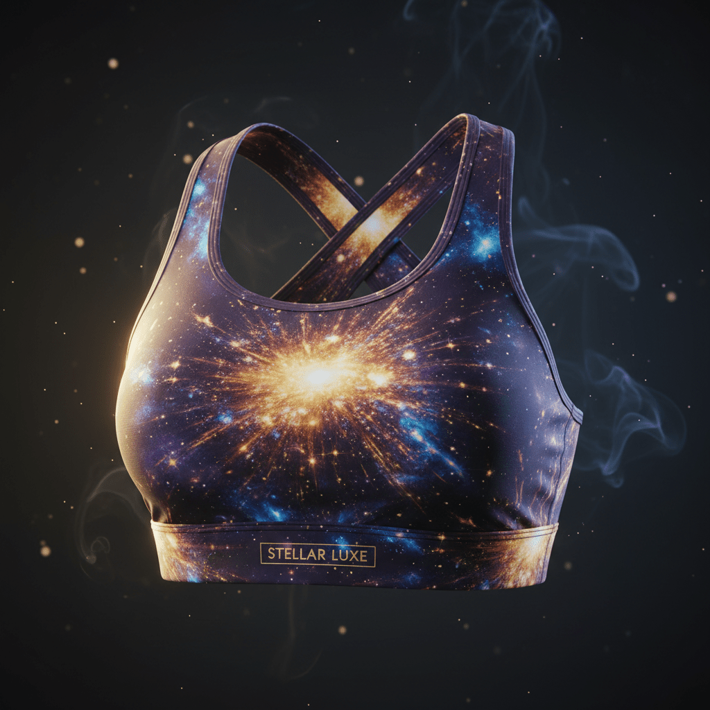 TITAN SWAG HER Sports Bra — Cosmic Burst