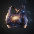 TITAN SWAG HER Sports Bra — Cosmic Burst