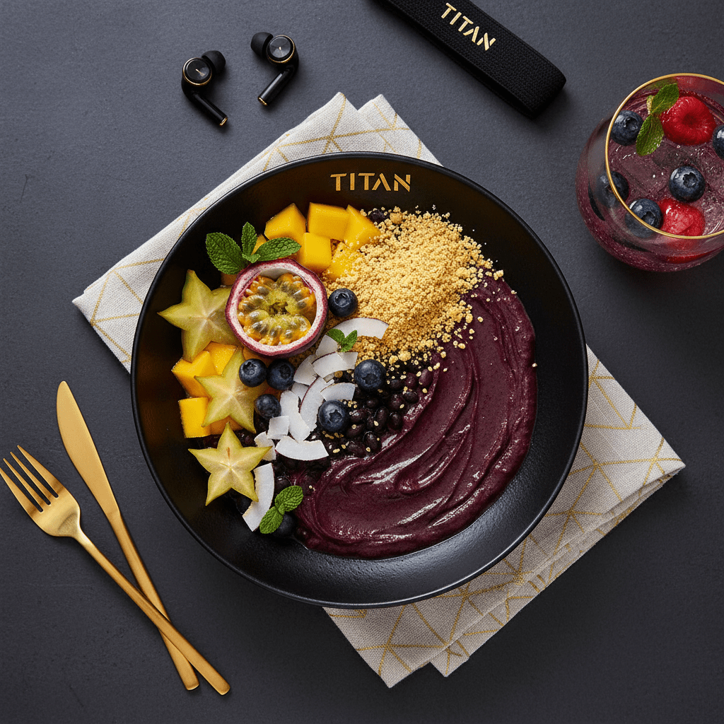 TITAN Brazilian Vegan Açaí & Black Bean Power Lunch Bowl