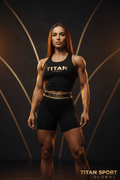 TITAN Women's Tank + Biker Shorts Matching Set