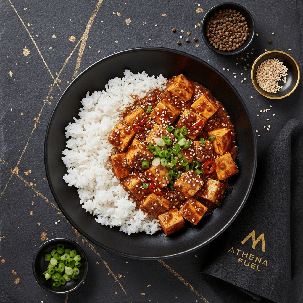 Chinese Mapo Tofu Vegan Bowl - TITAN Sport Global
