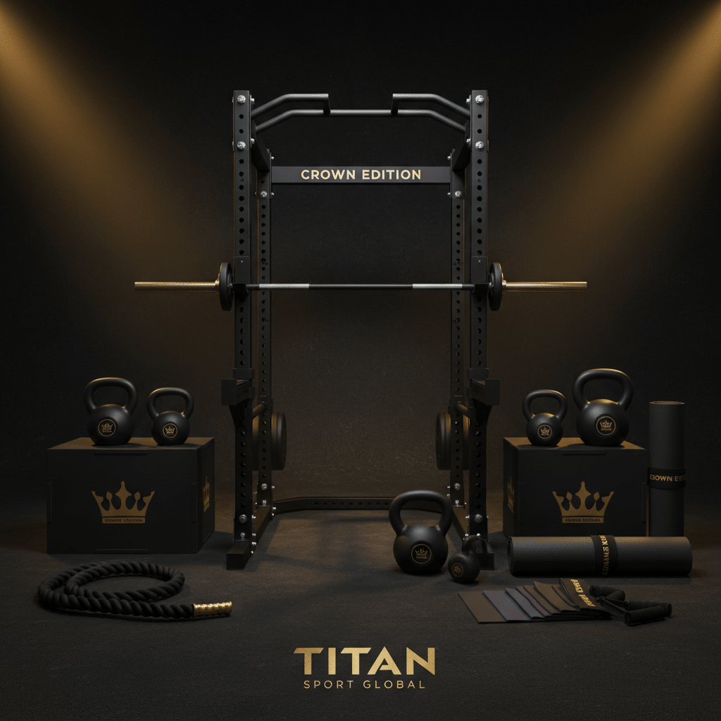TITAN Ultimate Home Gym Mega Bundle — Crown Edition