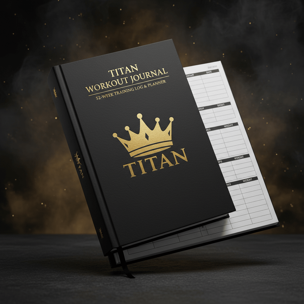 TITAN Workout Journal - 52-Week Training Log & Planner