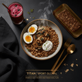 TITAN Crown Russian Buckwheat and Egg Bowl vegetarian high-protein weekly monthly meal plan bundle