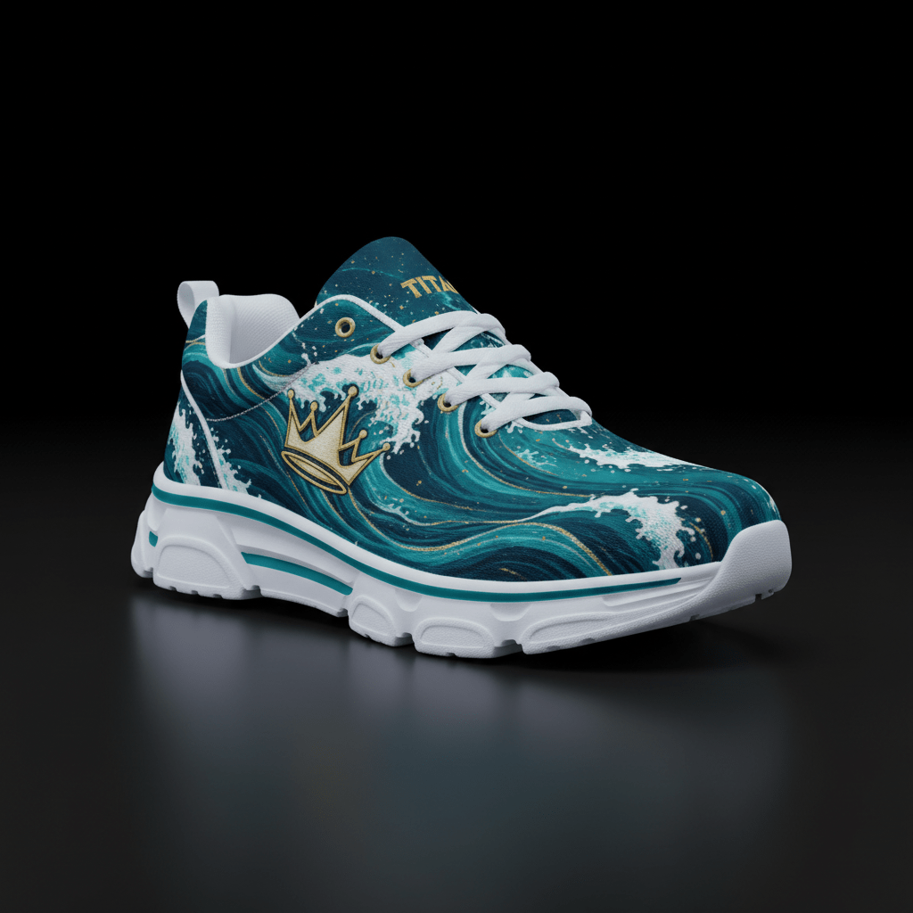 TITAN Kids Ocean Wave Training Sneaker — Crown Edition