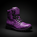 TITAN Hiking Boot — Lotus Mandala Bright Purple Tattoo Edition