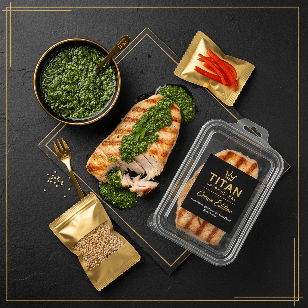 TITAN High-Protein Swordfish & Chimichurri Snack Pack