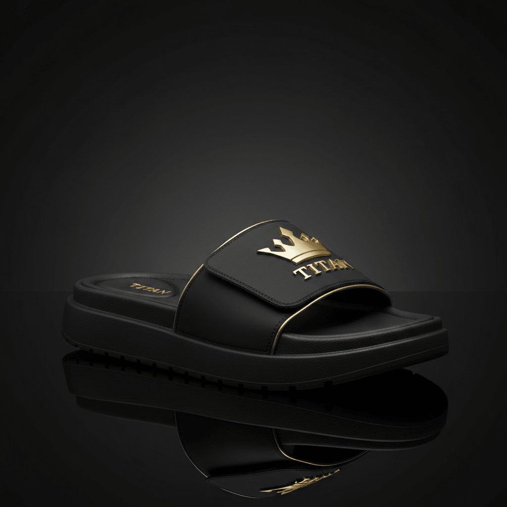 TITAN Black Gold Crown Slide King Edition