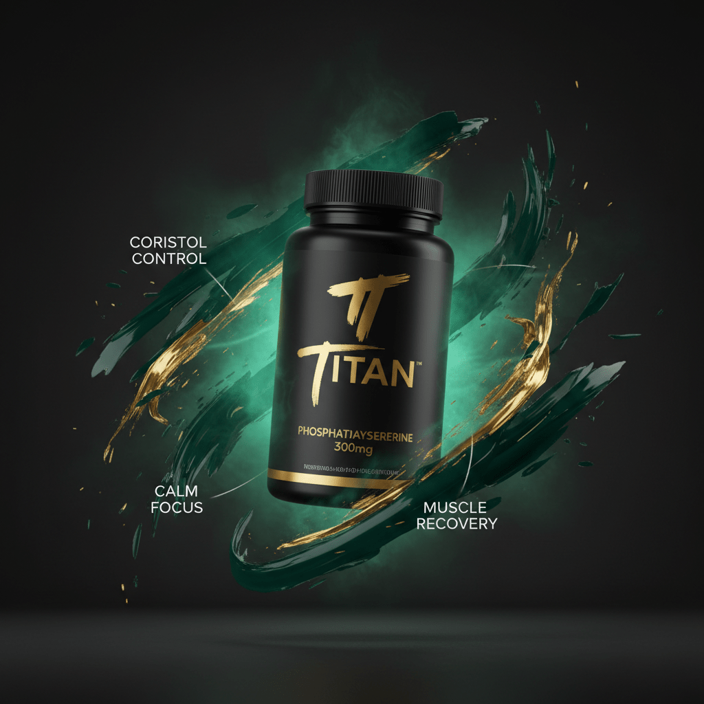 TITAN Phosphatidylserine 300mg supplement bottle