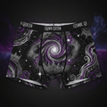 TITAN Women's Cozy Boxer Shorts Galaxy Queen Crown Edition