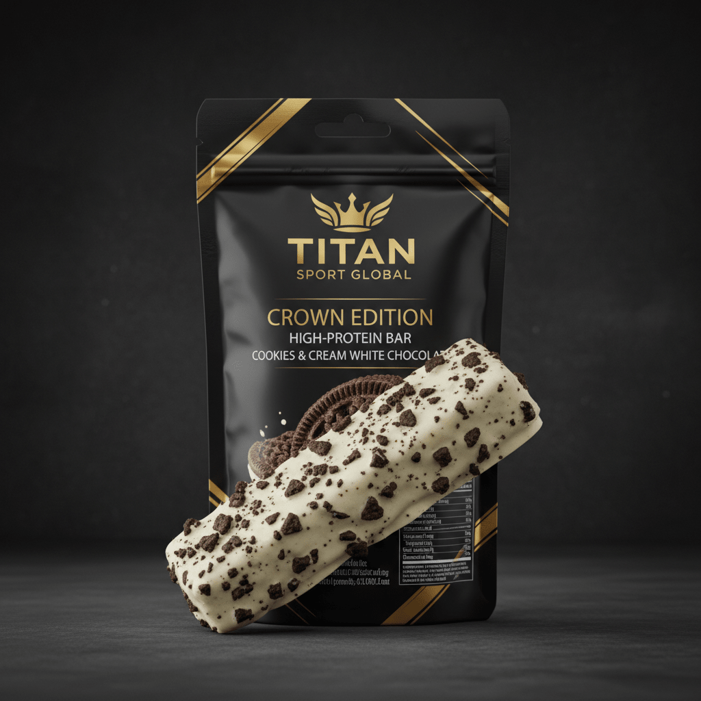 Crown Cookies & Cream Protein Bar — TITAN SPORT GLOBAL