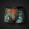 TITAN Women's Cozy Boxer Shorts Mermaid Queen Crown Edition